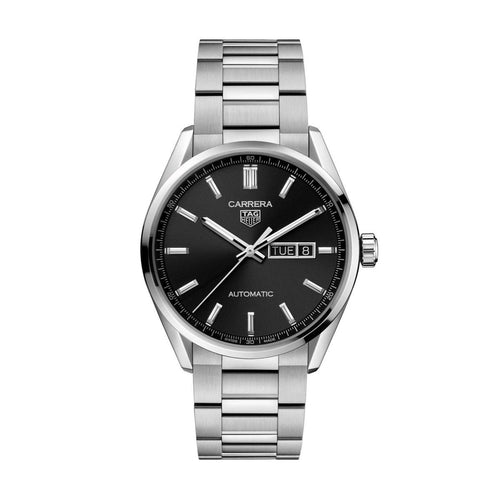 Tag Heuer Carrera Men's Black Day-Date Watch