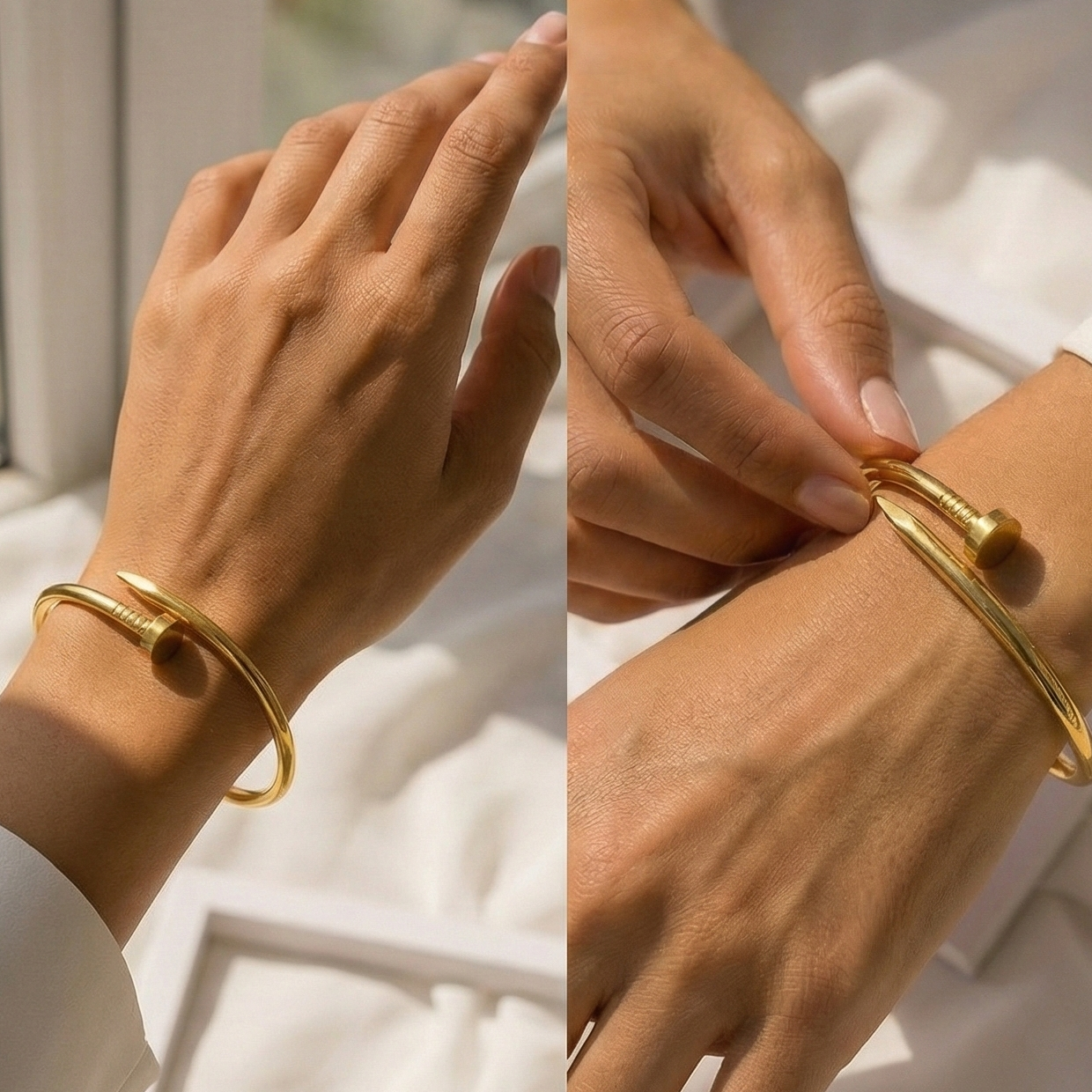 Iconic Nail Cuff Bracelet