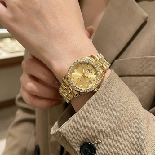 Rolex Day-Date  Gold with Diamond Bezel