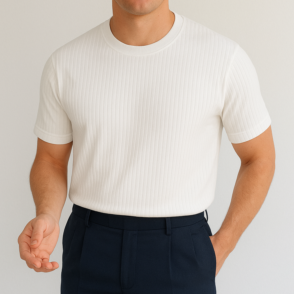 Premium ribbed texture for a structured, elevated look